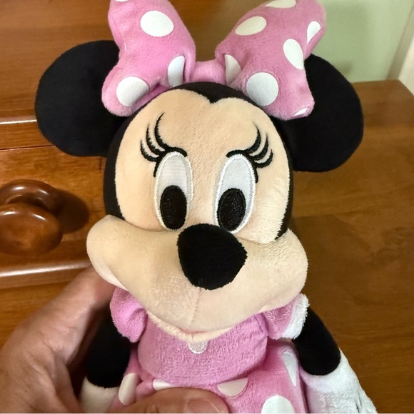 Disney Pink and White Minnie Mouse Stuffed Animal - Picture 6 of 6